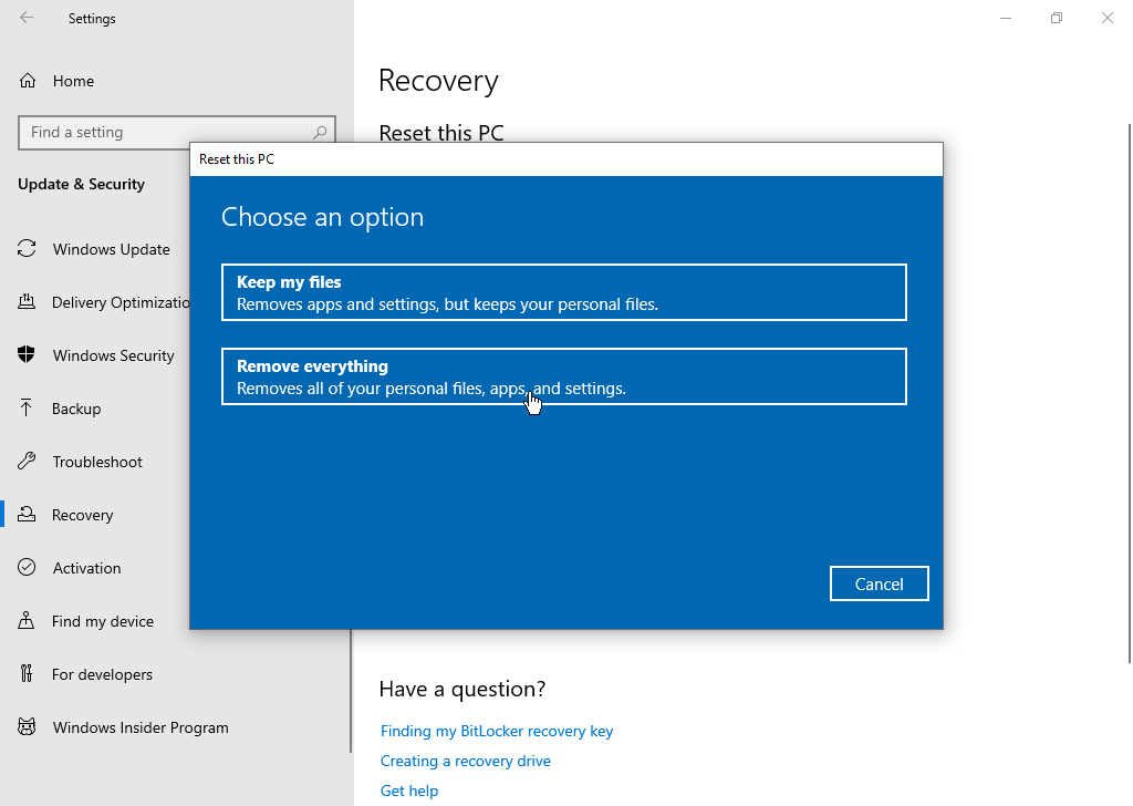 windows erase disk program